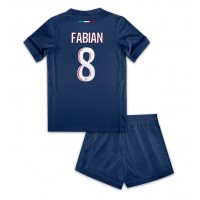 Billiga Paris Saint-Germain Fabian Ruiz #8 Barnkläder Hemma fotbollskläder till baby 2024-25 Kortärmad (+ Korta byxor)